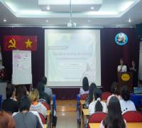 (23.9.13.) 호치민시외정대에서 한국유학에 대한 특강, Buổi chia sẻ về Du học Hàn Quốc tại trường Đại học Ngoại ngữ- Tin học TP.HCM